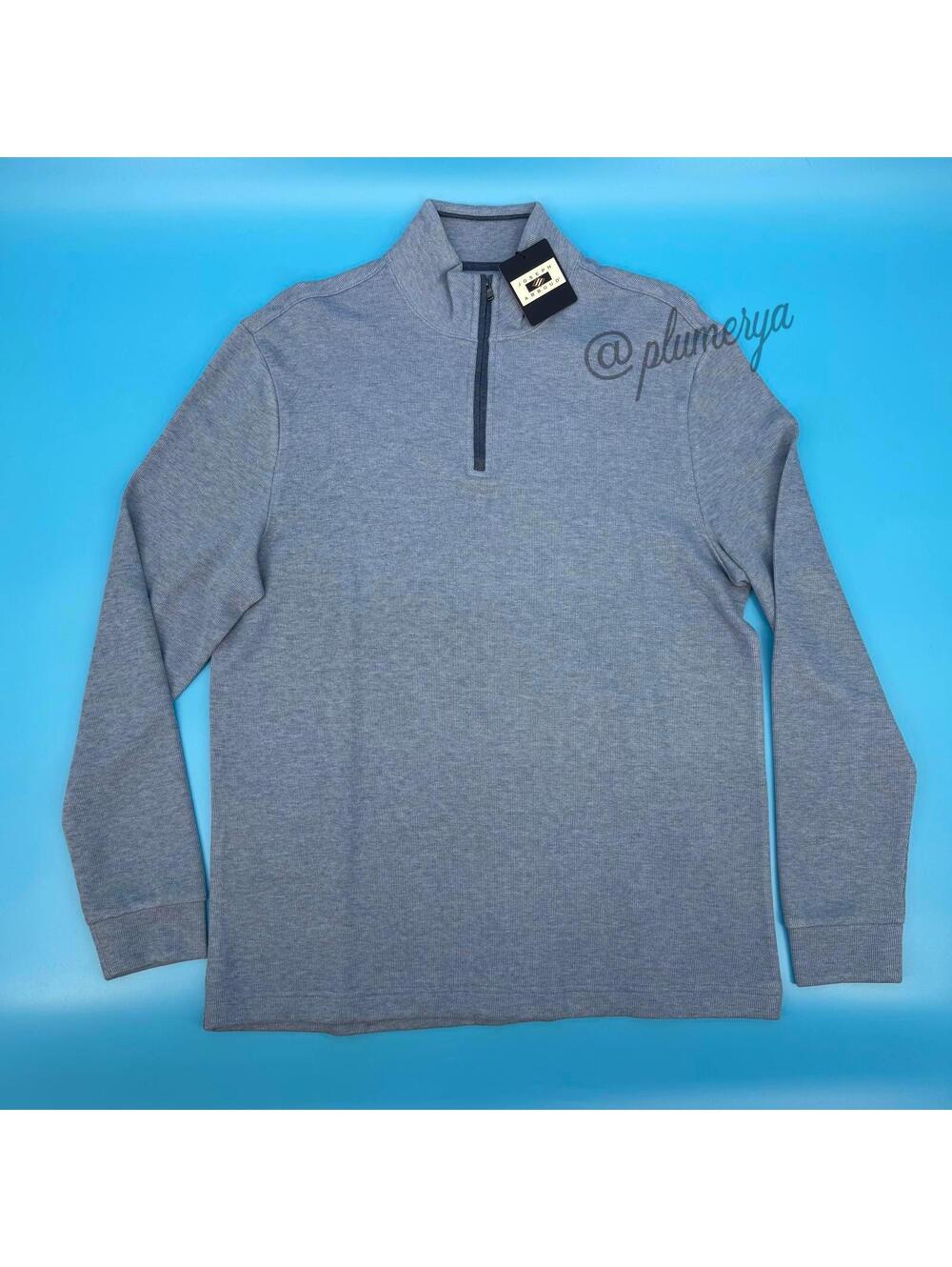 Joseph Abboud Quarter Zip Men's Cotton Sweatshirt Modern Fit Size M NWT